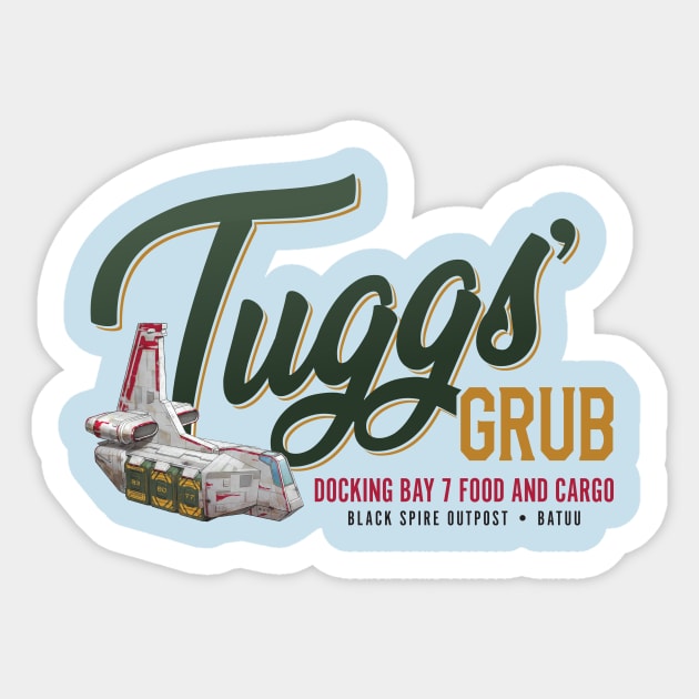 Tuggs Grub Sticker by MindsparkCreative